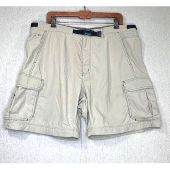 REI Men's Beige Lightweight Nylon Convertible Large x32 Cargo Pants - Picture 8 of 9